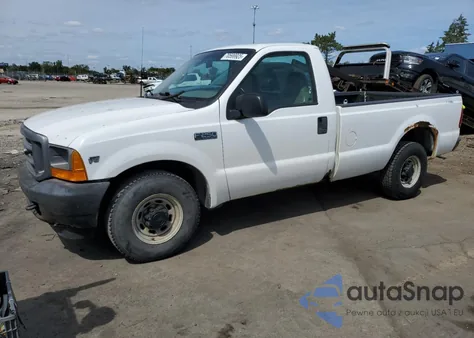 2001 Ford F250 Super Duty из США, поврежденный, VIN 1FTNF20L91EC93637